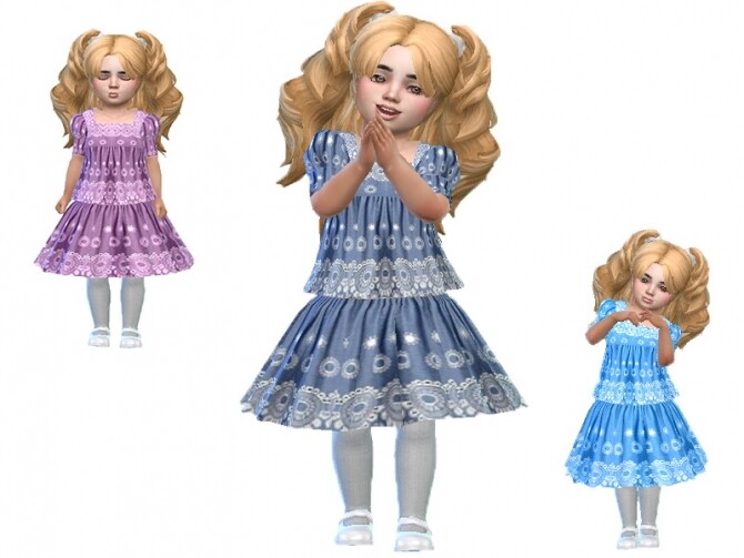 Sims 4 T55 toddler dress 04 by TrudieOpp at TSR