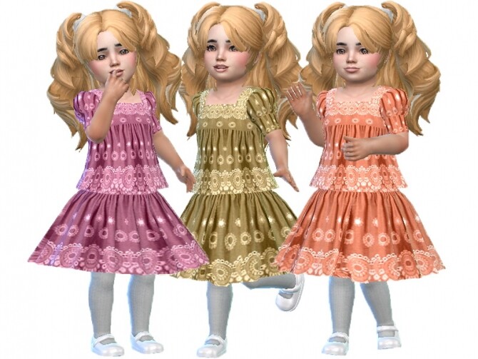 Sims 4 T55 toddler dress 04 by TrudieOpp at TSR