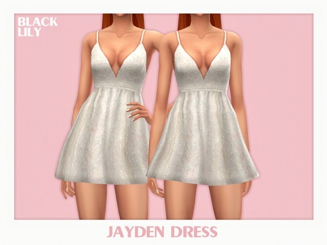Sims 4 Jayden Dress by Black Lily at TSR