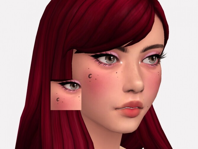 Sims 4 Magic Moon Birthmarks by Sagittariah at TSR