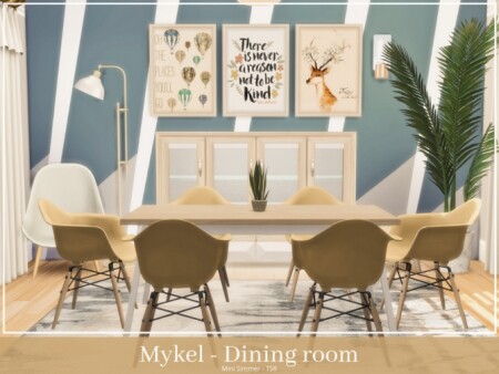 Mykel Dining room by Mini Simmer at TSR