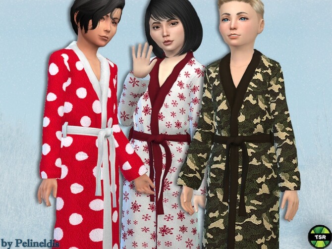Sims 4 Plush Robe by Pelineldis at TSR