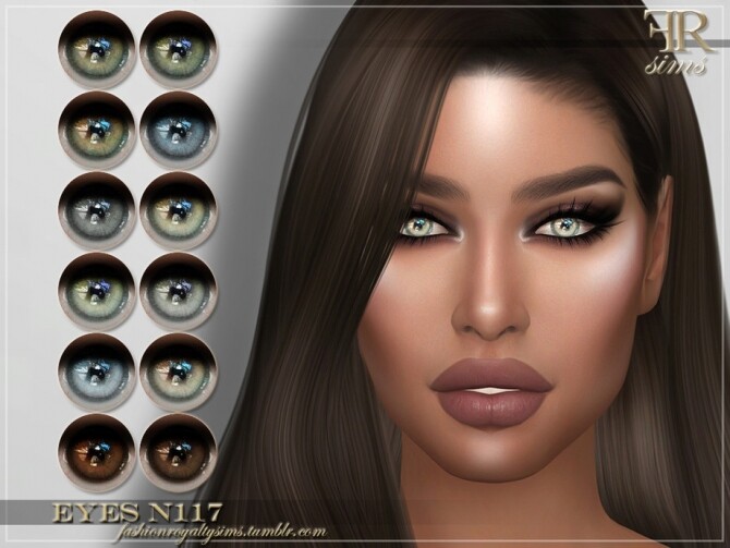 Sims 4 FRS Eyes N117 by FashionRoyaltySims at TSR
