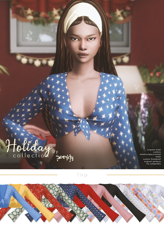 Sims 4 Holiday Fashion Collection at SERENITY