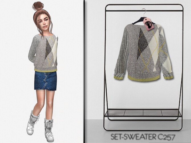 Sims 4 Sweater C257 by turksimmer at TSR