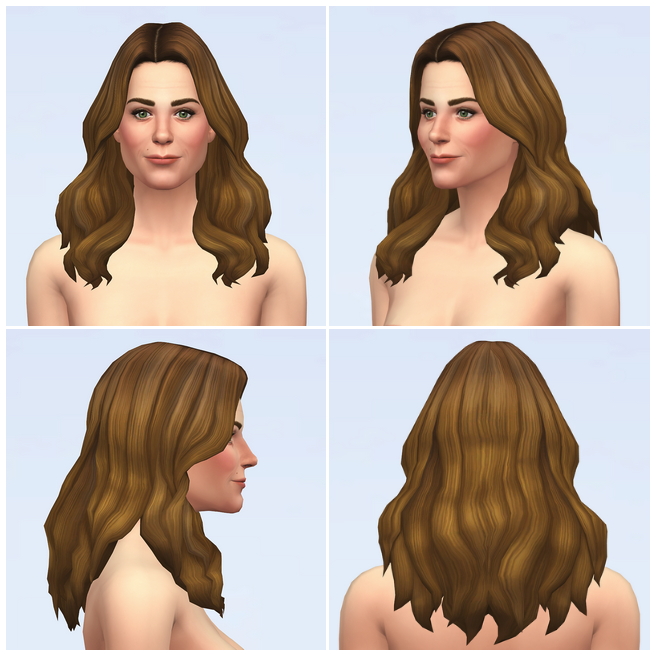 Sims 4 Kate Hair VII at Rusty Nail