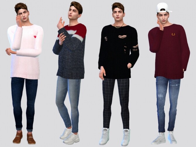 Sims 4 Sivan Sweater by McLayneSims at TSR