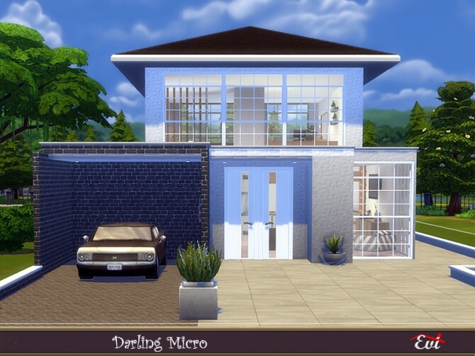 Sims 4 Darling Micro Home by evi at TSR
