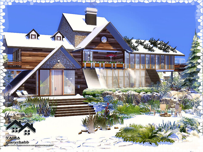 Sims 4 VAIRA house by marychabb at TSR