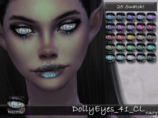Sims 4 Dolly Eyes 41 CL by tatygagg at TSR