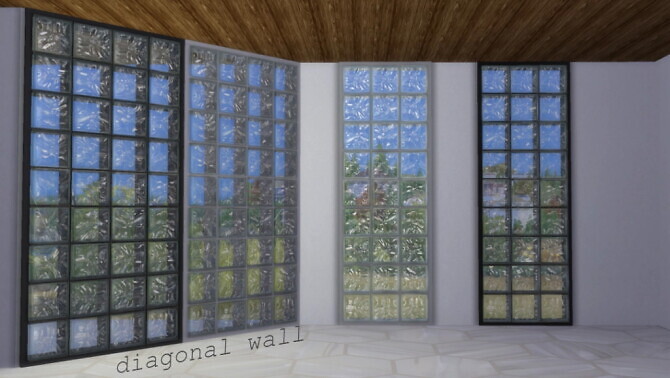 Sims 4 Glass block windows by pocci at Garden Breeze Sims 4