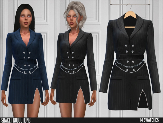 580 Dress By Shakeproductions At Tsr » Sims 4 Updates