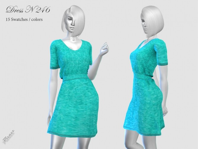 Sims 4 DRESS N 246 by pizazz at TSR