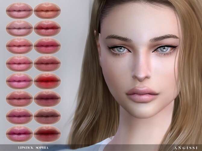 Sims 4 Lipstick Sophia by ANGISSI at TSR