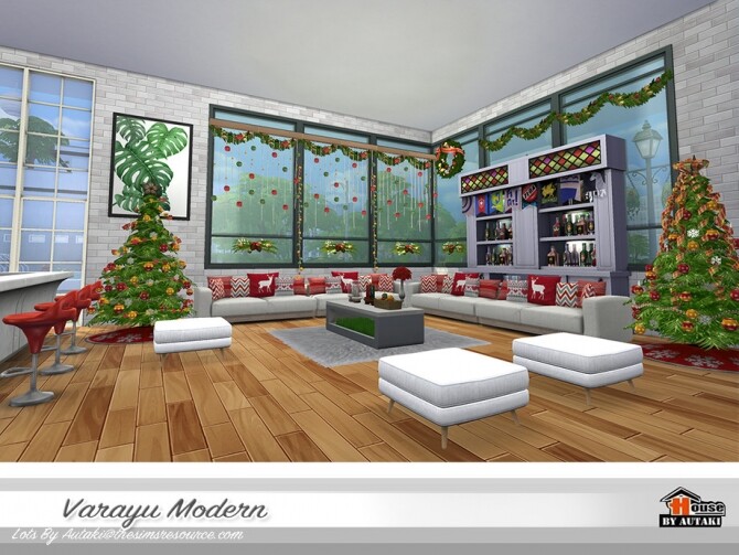 Sims 4 Varayu Modern Home by autaki at TSR