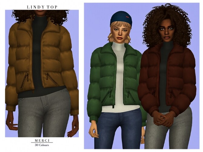 Sims 4 Lindy Top by Merci at TSR