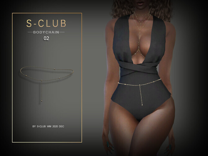 Sims 4 Bodychain 202002 by S Club WM at TSR