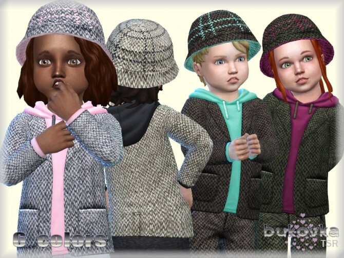 Sims 4 Hat Tweed by bukovka at TSR