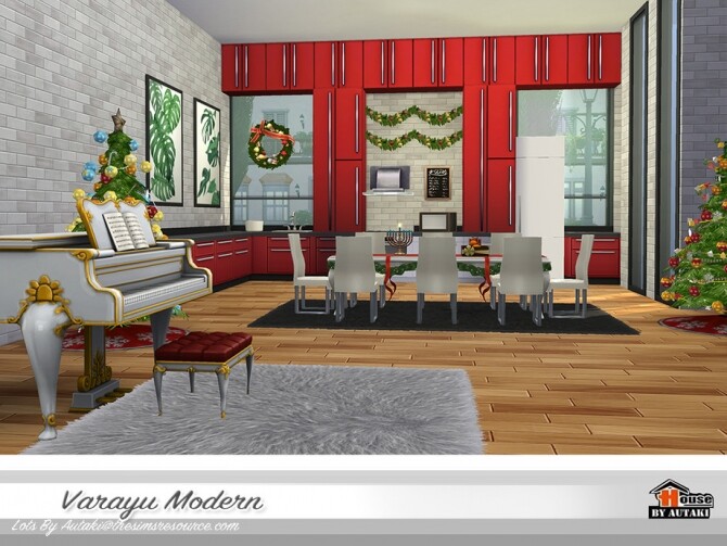 Sims 4 Varayu Modern Home by autaki at TSR