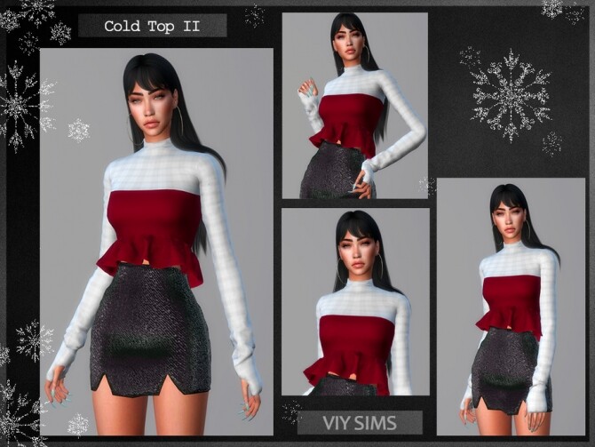 Sims 4 Top Cold II VI by Viy Sims at TSR