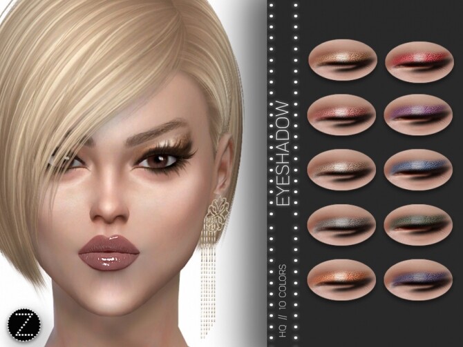 Sims 4 EYESHADOW Z04 by ZENX at TSR