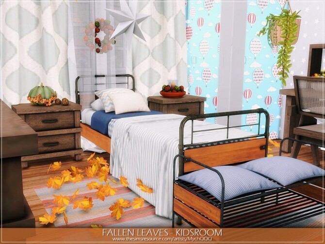 Sims 4 Fallen Leaves Kidsroom by MychQQQ at TSR