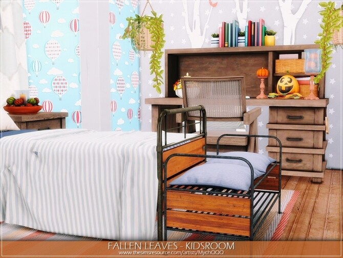 Sims 4 Fallen Leaves Kidsroom by MychQQQ at TSR