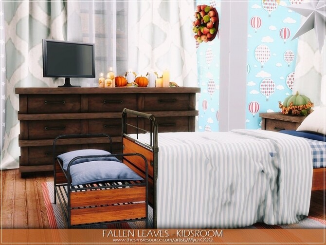 Sims 4 Fallen Leaves Kidsroom by MychQQQ at TSR