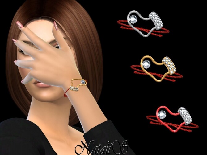Sims 4 Christmas socks bracelet by NataliS at TSR