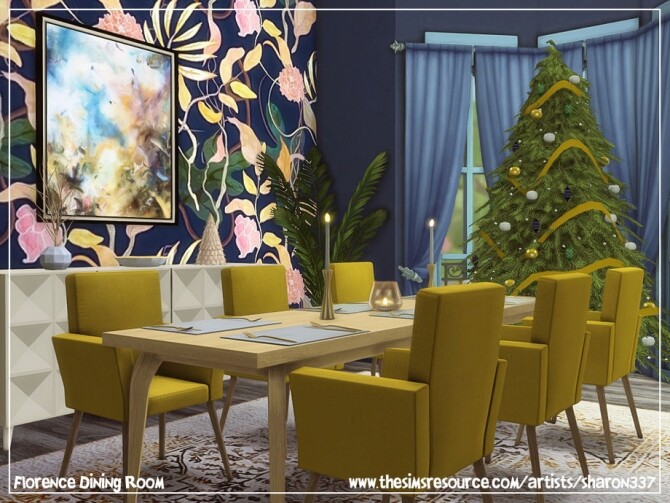 Sims 4 Florence Dining Room by sharon337 at TSR