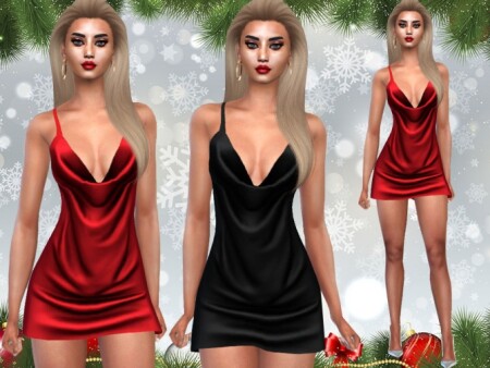 Xmas Party Dresses by Saliwa at TSR