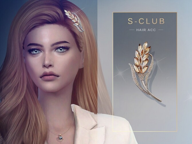 Sims 4 Hair ACC 202019 by S Club LL at TSR