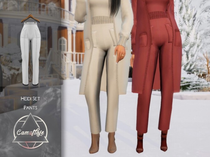 Sims 4 Heidi Set Pants by Camuflaje at TSR