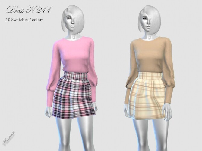 Sims 4 DRESS N 244 by pizazz at TSR