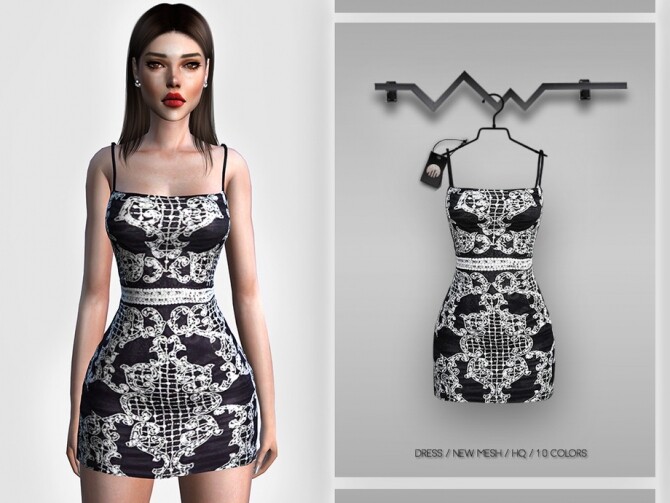 Sims 4 Dress BD372 by busra tr at TSR