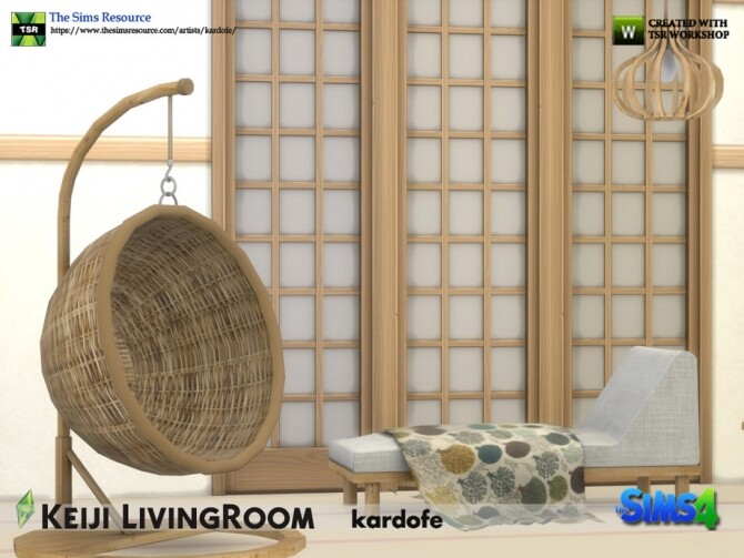 Sims 4 Keiji LivingRoom by kardofe at TSR