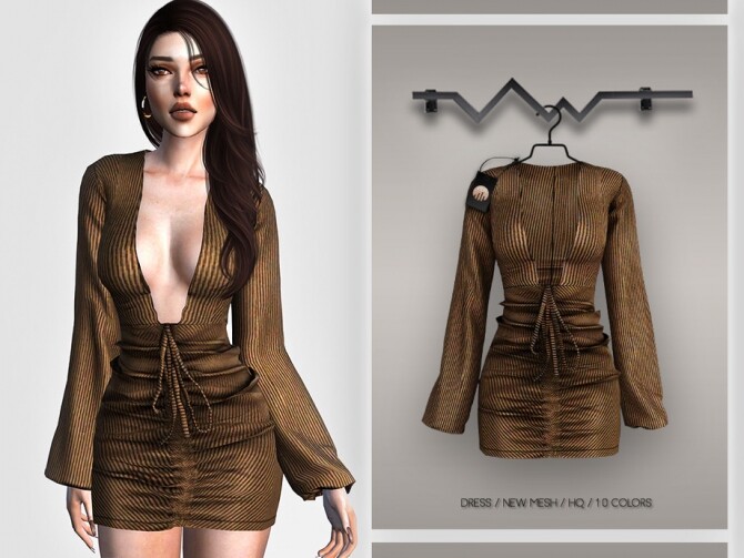 Sims 4 Dress BD384 by busra tr at TSR