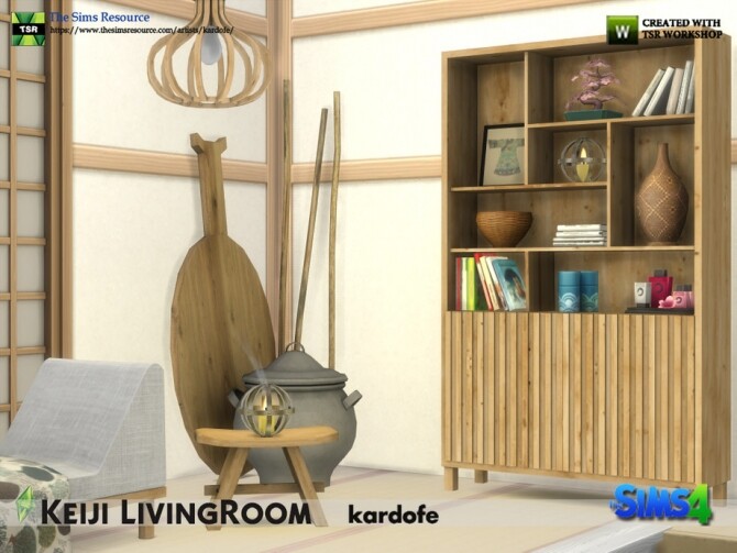 Sims 4 Keiji LivingRoom by kardofe at TSR