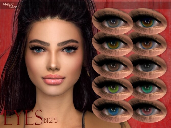 Sims 4 Eyes N25 by MagicHand at TSR