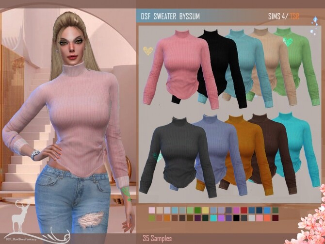 Sims 4 DSF SWEATER BYSSUM by DanSimsFantasy at TSR