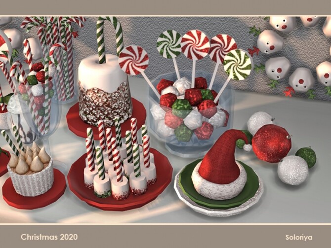 Sims 4 Christmas 2020 Set by soloriya at TSR