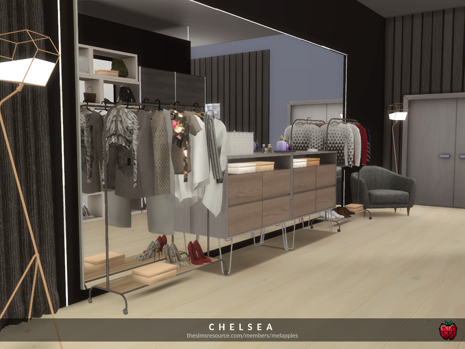 Chelsea bedroom by melapples at TSR » Sims 4 Updates