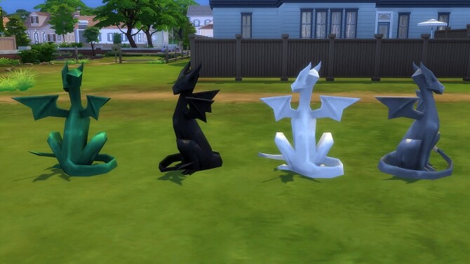 Sims 4 Dragon Sculpture by hippy70 at Mod The Sims