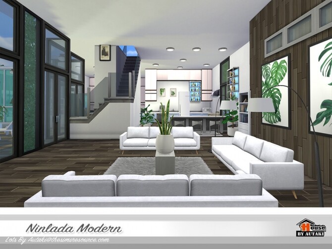 Sims 4 Ninlada Modern Villa by autaki at TSR