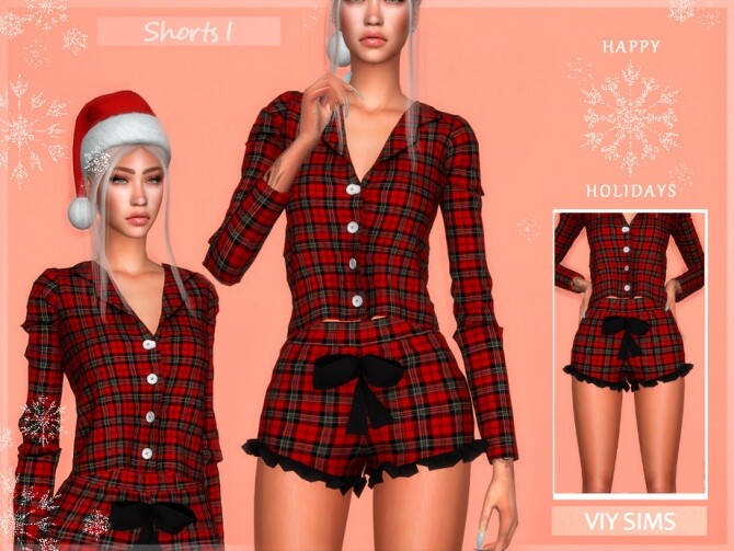 Sims 4 Shorts I Christmas VI by Viy Sims at TSR