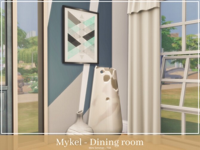 Sims 4 Mykel Dining room by Mini Simmer at TSR