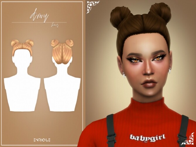 Sims 4 Amy Hairstyle by EnriqueS4 at TSR