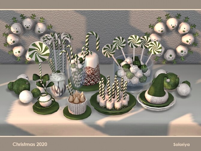 Sims 4 Christmas 2020 Set by soloriya at TSR