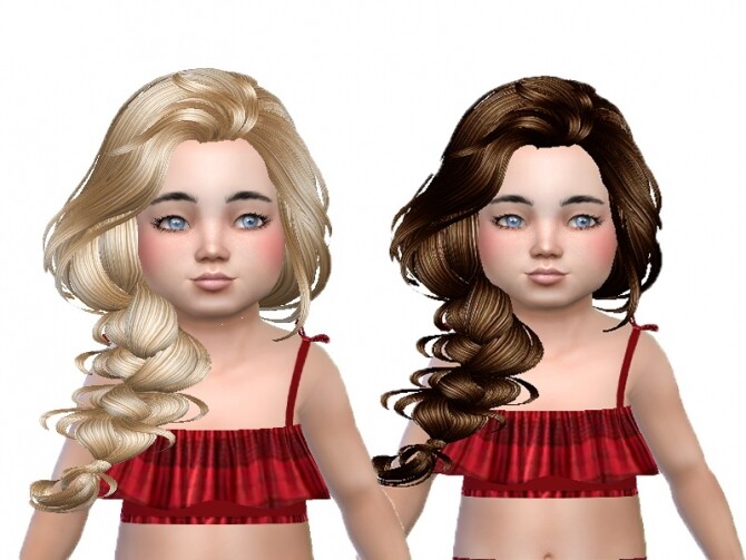 Sims 4 Skysim hair 297 converted for toddlers at Trudie55