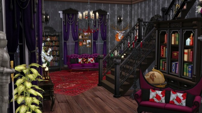 Sims 4 Vampire Family Home at Vicky SweetBunny